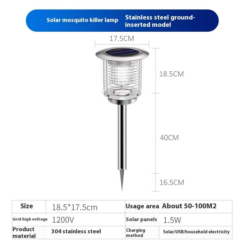 Solar Waterproof Outdoor Mosquito Lamp