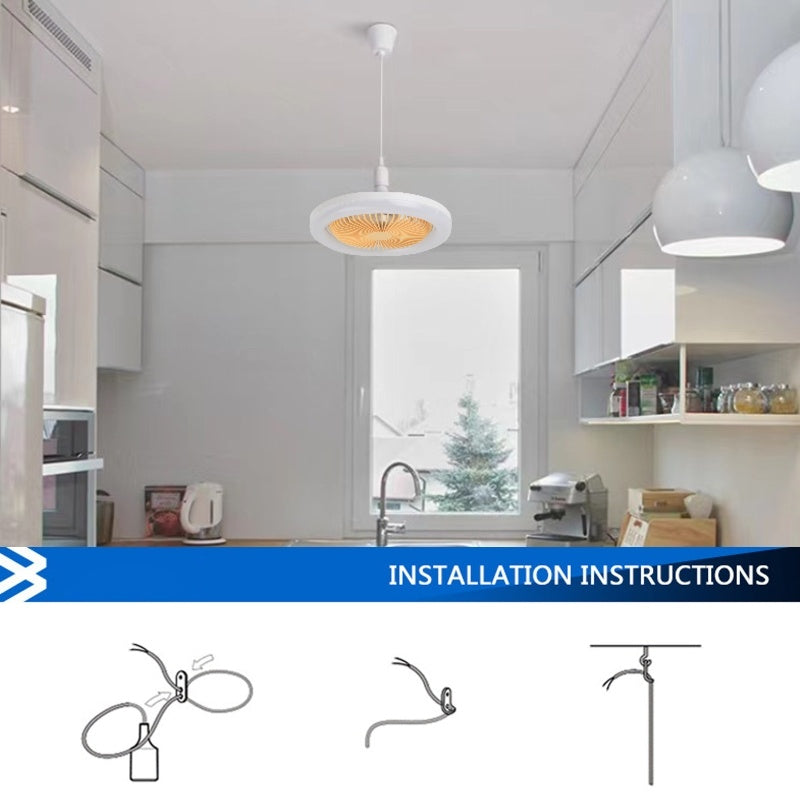 26cm Remote Control Ceiling Fan with LED