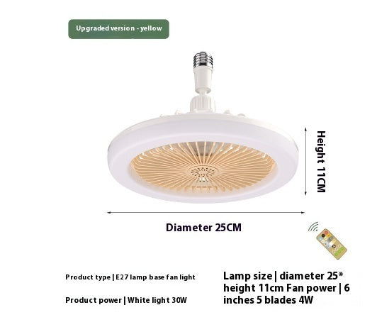 26cm Remote Control Ceiling Fan with LED