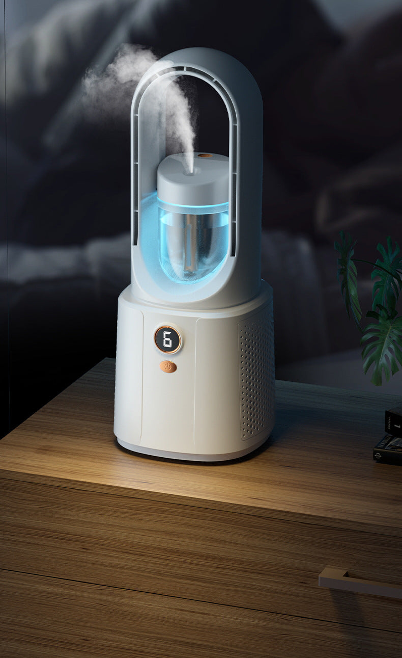 Bladeless Ultra-quiet Desktop Cooling Fan