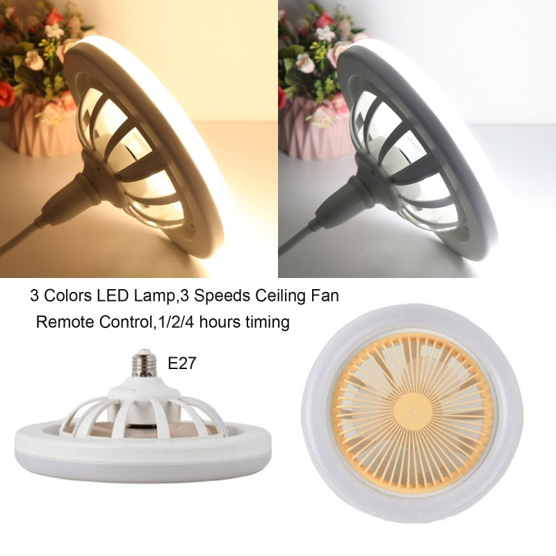 26cm Remote Control Ceiling Fan with LED